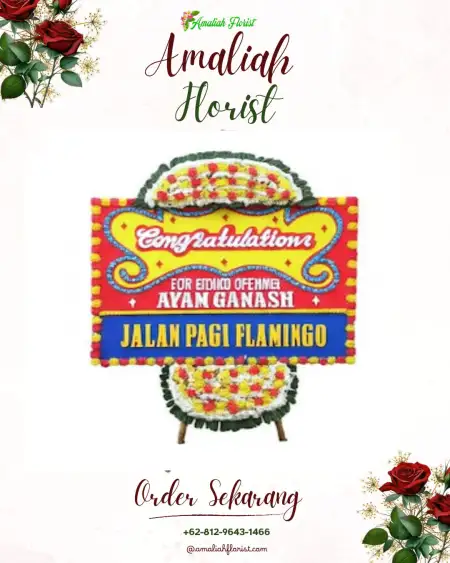 Sewa Papan Bunga Bobos